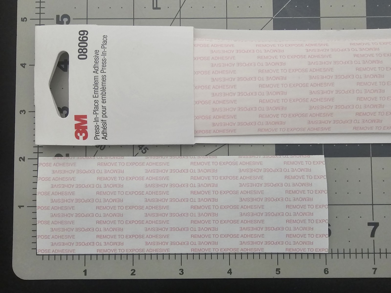 3M 08069 Press In Place Emblem Adhesive Strip, 2