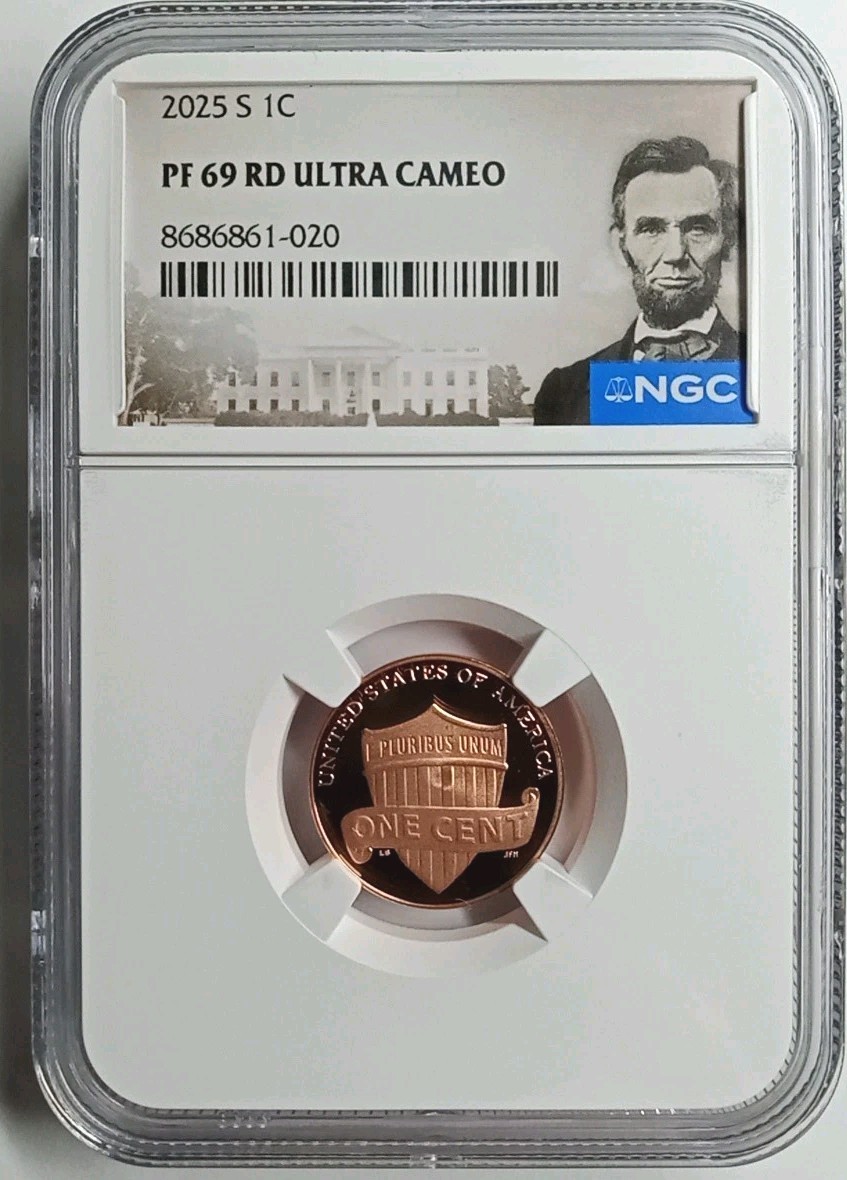 2025 S Lincoln Cent Penny NGC PF69 RD Ultra Cameo