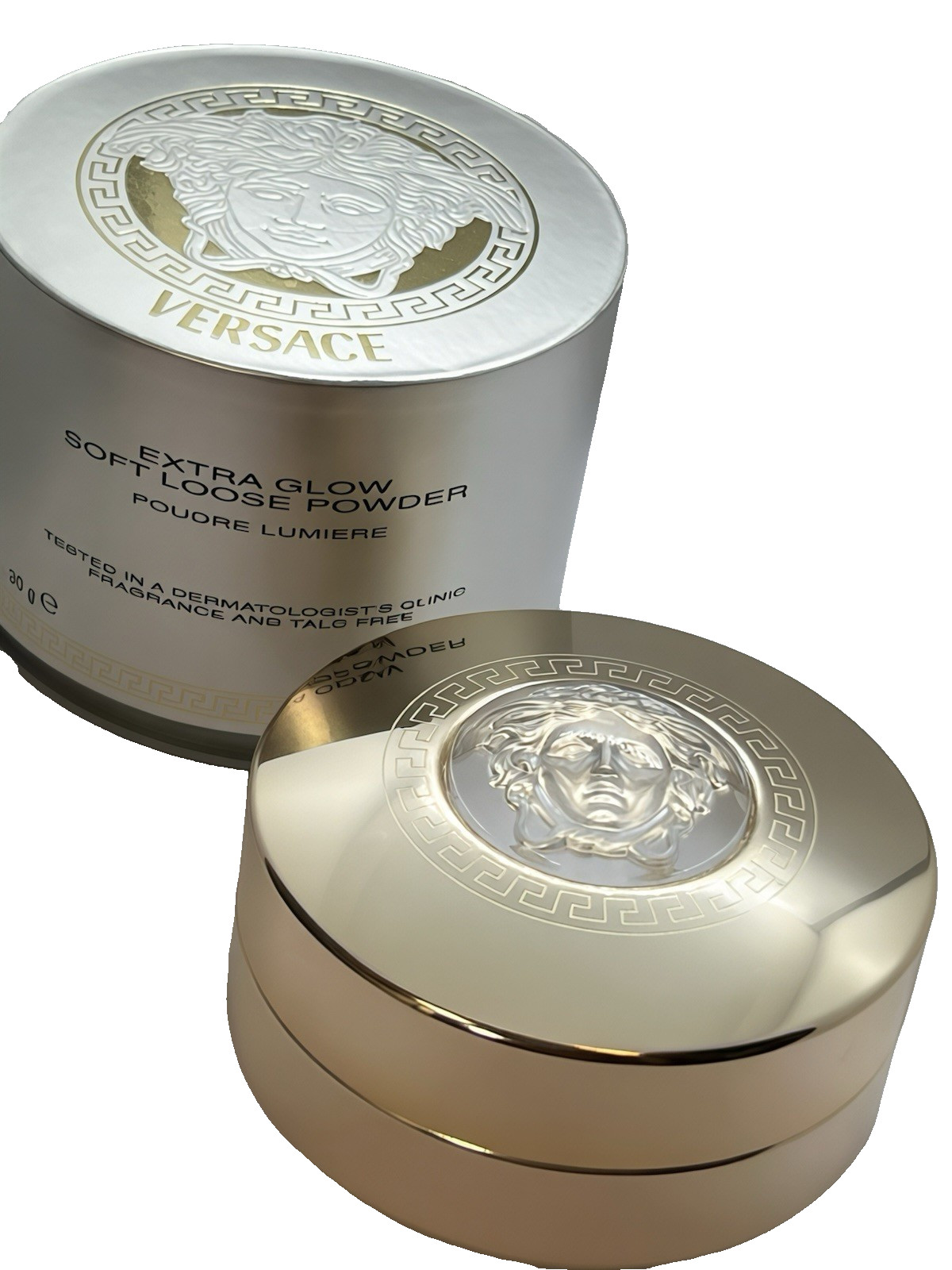 NIB Versace V2000 Extra Glow Soft Loose Powder Italy Rare Discontinued