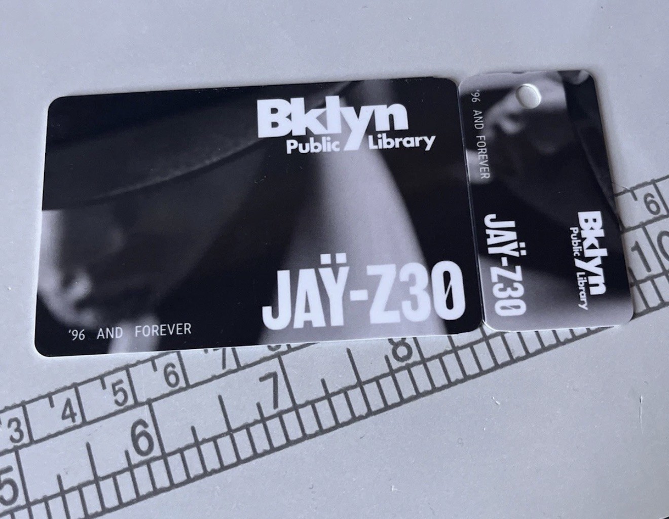 Jay Z30 ‘96 AND FOREVER Limited Edition Brooklyn Library Card Jay-Z Beyonce
