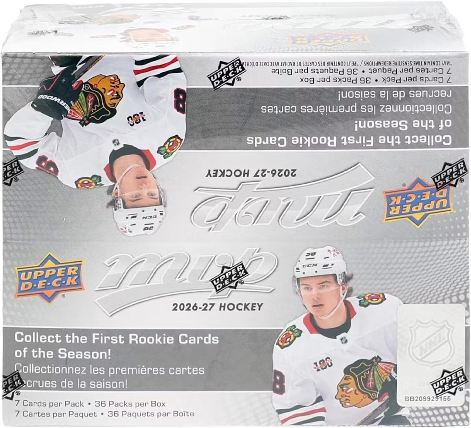 2026-27 Upper Deck MVP Hockey Trading Cards Retail Box