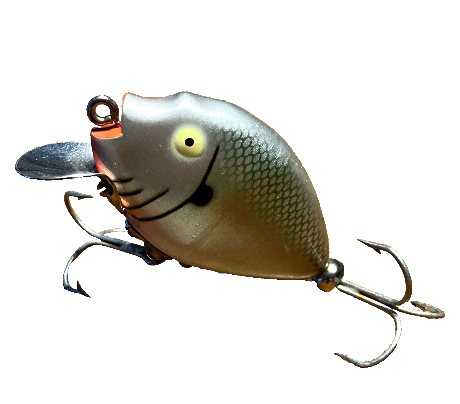 Heddon 9630 Shad Pumpkinseed Lure White/Silver/Green Plastic Heddon 9630 Shad Pumpkinseed Lure White/Silver/Green Plastic