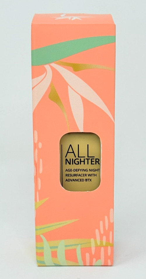 Beauty Society All Nighter Age-Defying Night Resurfacer w/ BTX 1 oz New in Box