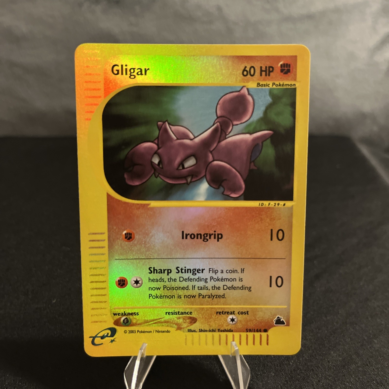 Pokemon Skyridge Gligar Reverse Holo NM #59/144 13673