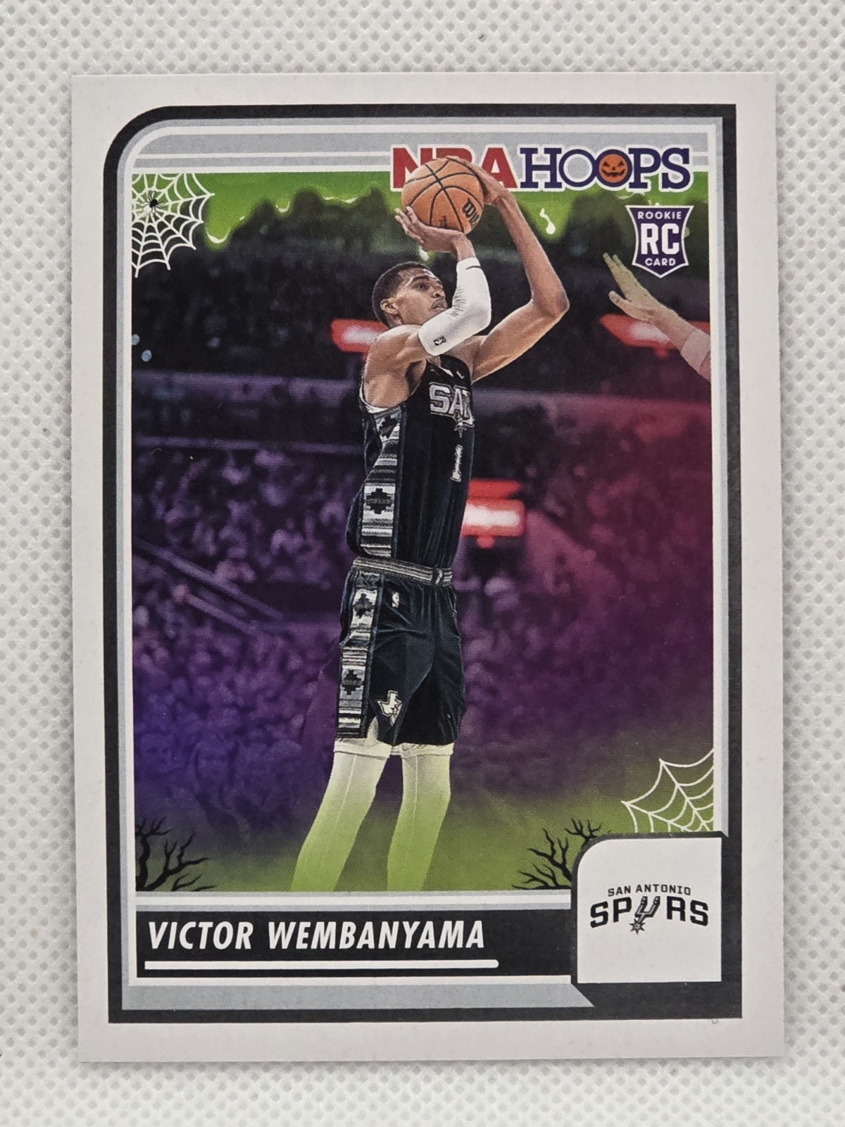 2023-24 Panini NBA Hoops Haunted Hoops #108 Victor Wembanyama RC 2023-24 Panini NBA Hoops Haunted Hoops #108 Victor Wembanyama RC