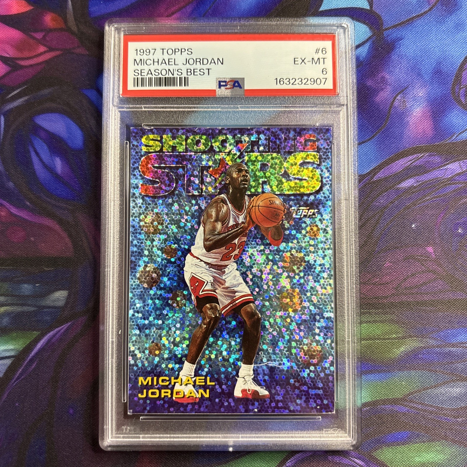 1997-98 Topps - Season's Best Shooting Stars Michael Jordan #6 1997-98 Topps - Season's Best Shooting Stars Michael Jordan #6