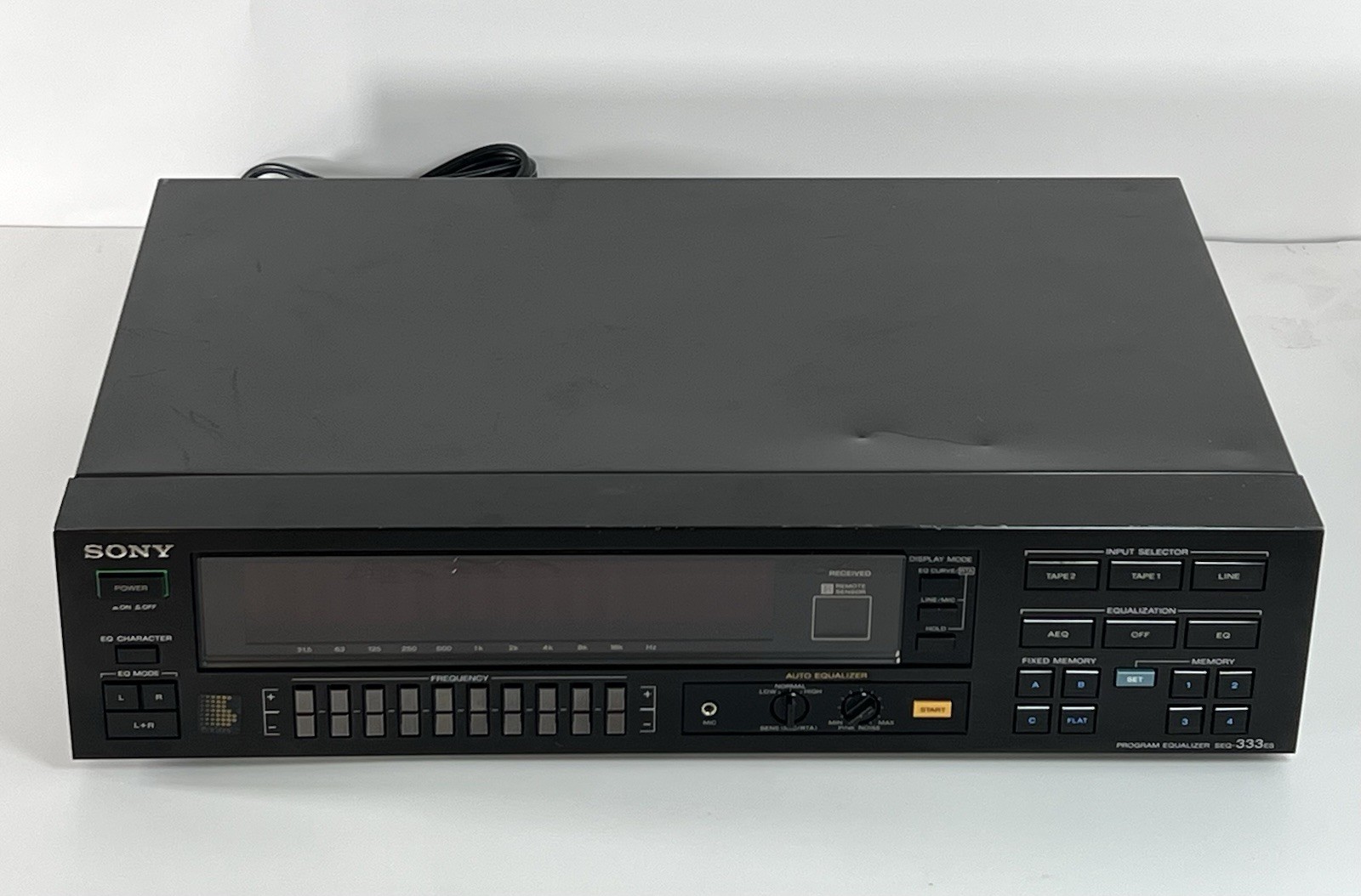 Sony SEQ-333ES Program Equalizer 10-Band Stereo Graphic Equalizer Tested EUC Sony SEQ-333ES Program Equalizer 10-Band Stereo Graphic Equalizer Tested EUC