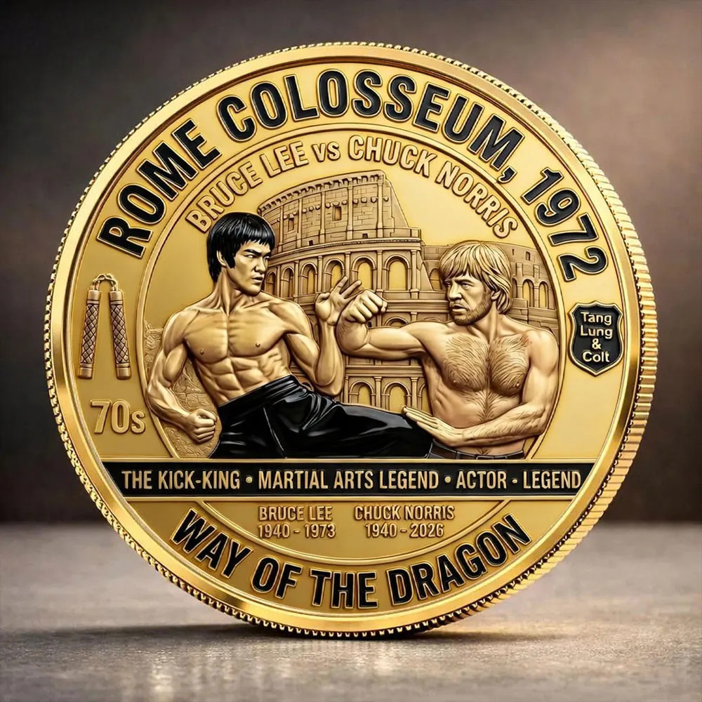 Bruce Lee x Chuck Norris Commemorative Coin Bruce Lee x Chuck Norris Commemorative Coin