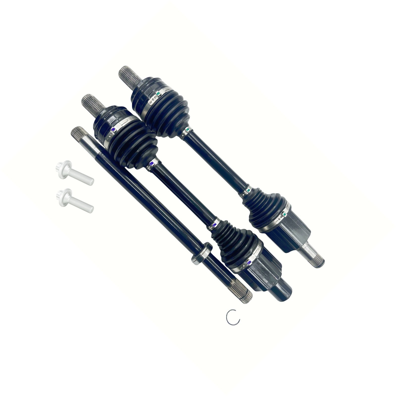 Pair CV Axle Assembly Driveshaft for 2011-2021 Mercedes-Benz S63 AMG 4Matic V8