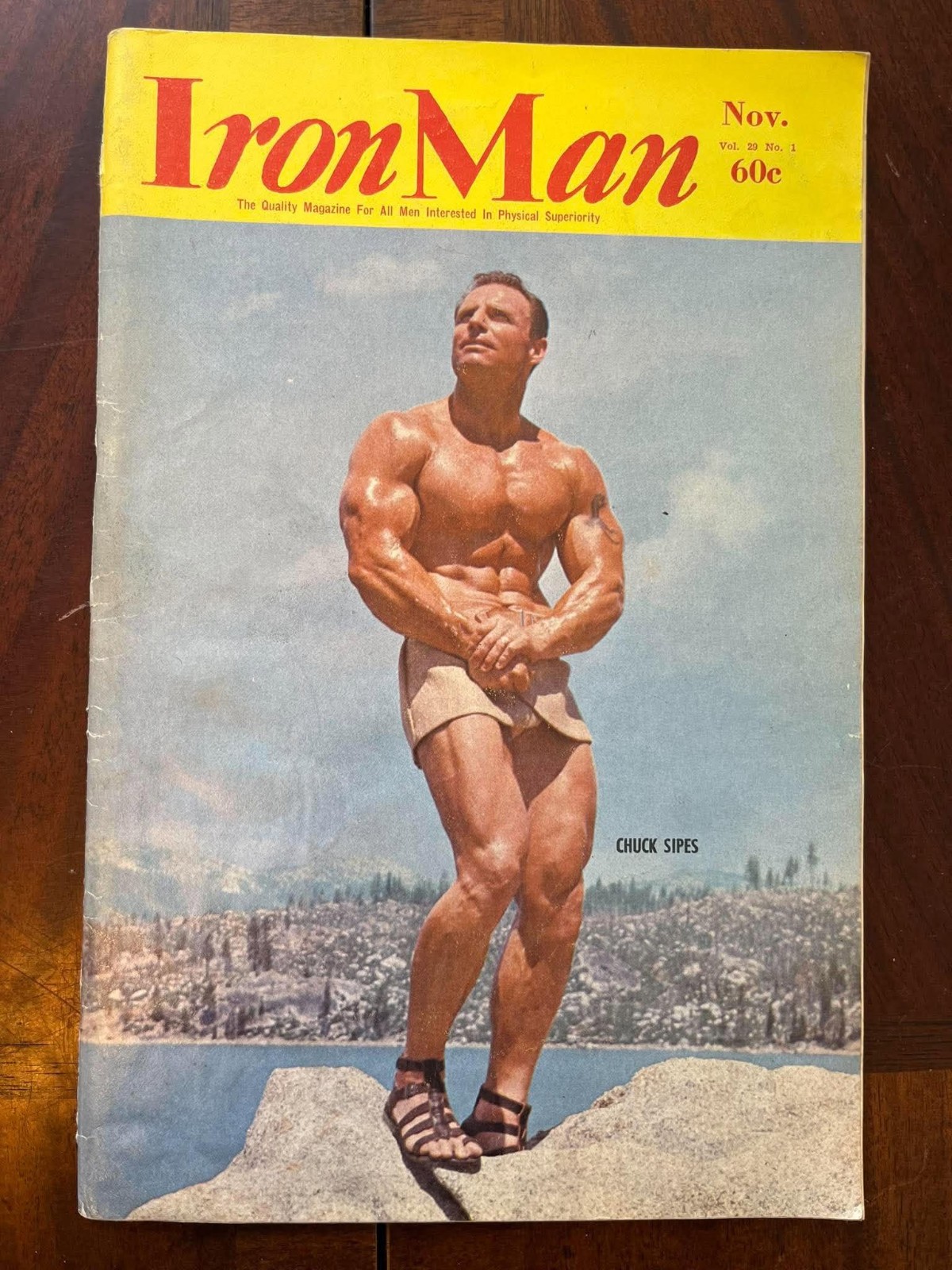 IronMan Magazine November 1969 Chuck Sipes Cover Vintage Bodybuilding Muscle IronMan Magazine November 1969 Chuck Sipes Cover Vintage Bodybuilding Muscle