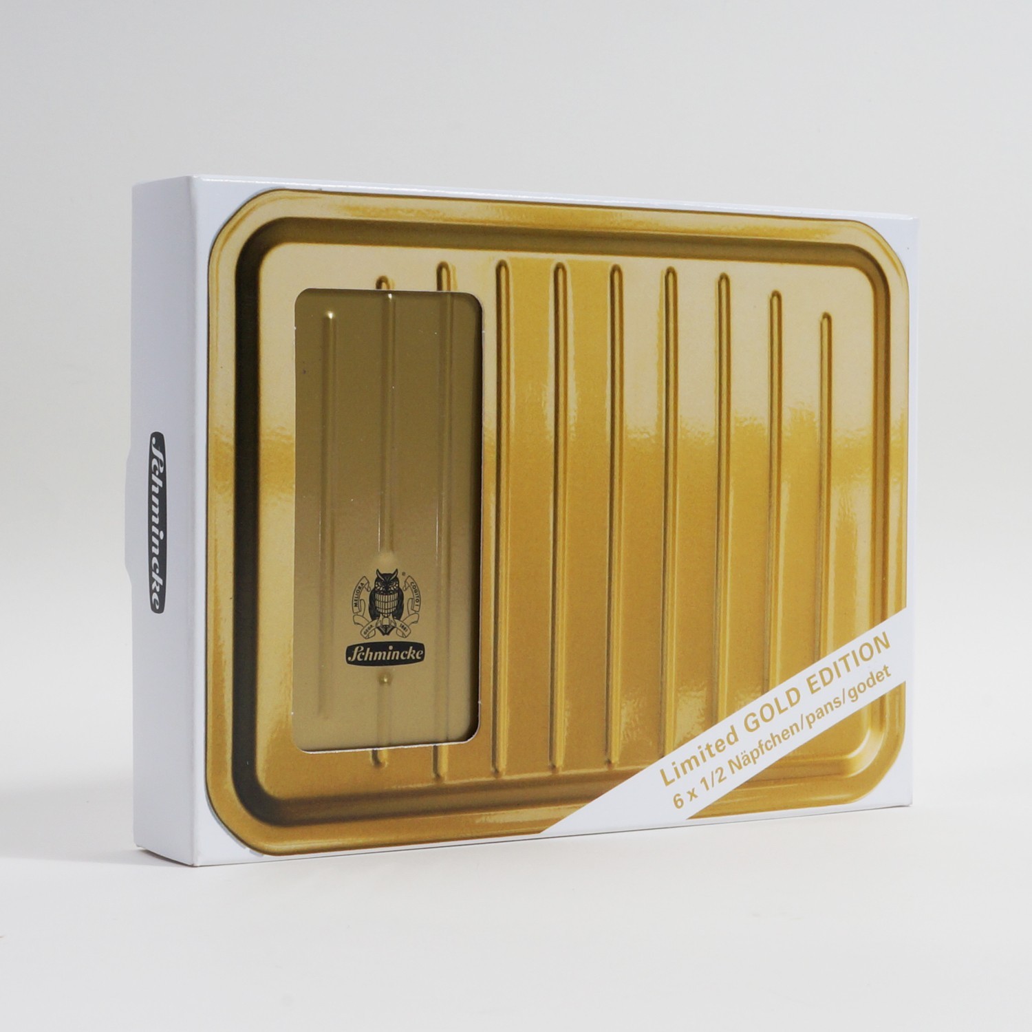 Schmincke HORADAM Aquarell Limited Gold Edition 6 Half Pan Watercolor Tin Set