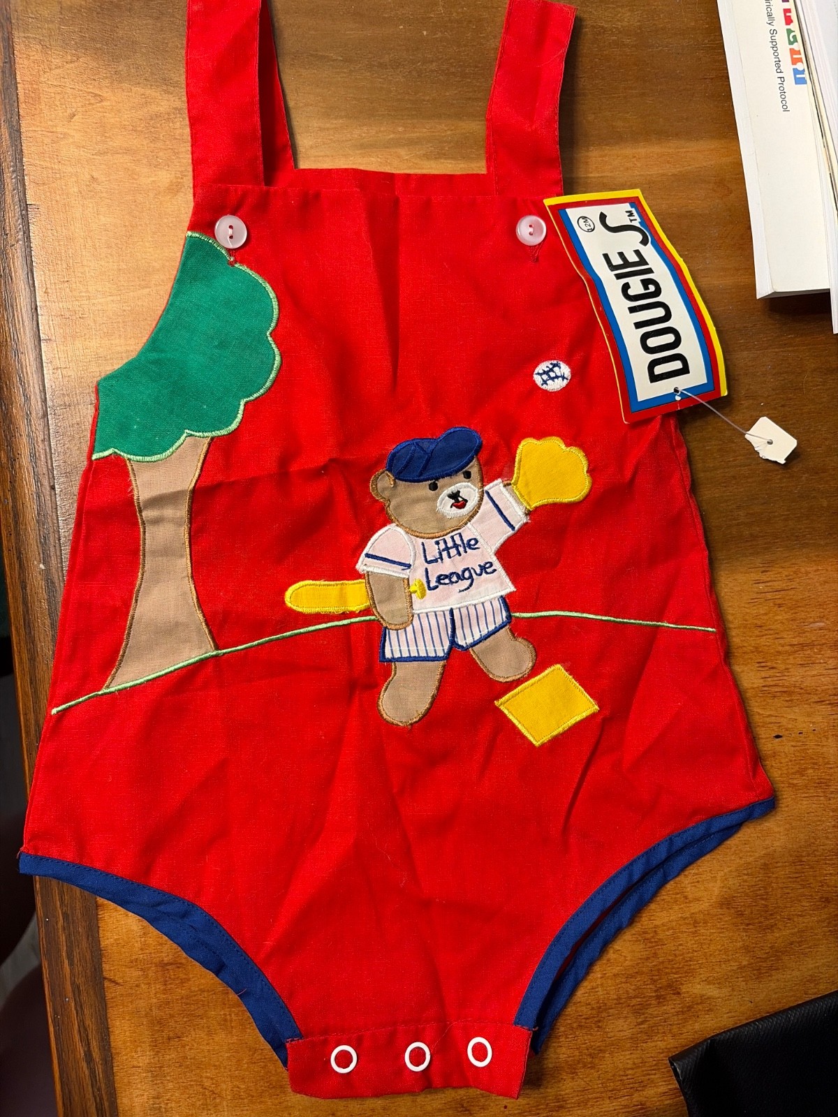 Vintage baby baseball one piece 12 mo Vintage baby baseball one piece 12 mo
