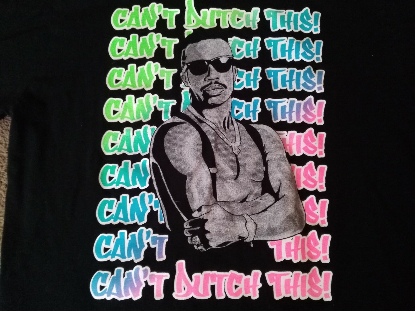 Deadstock Vintage Vtg MC HAMMER Tee T-Shirt Sz Large L Can\'t Dutch This Hip Hop Deadstock Vintage Vtg MC HAMMER Tee T-Shirt Sz Large L Can\'t Dutch This Hip Hop