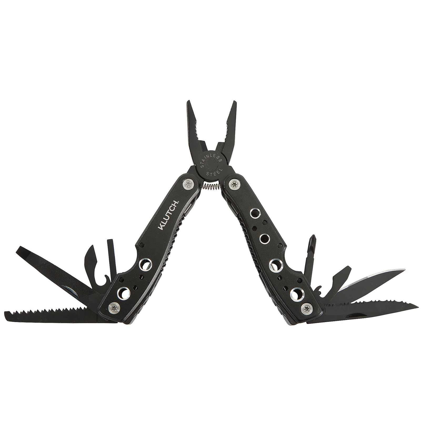 Klutch 13-in-1 Multifunction Tool, Stainless Steel Tools, Aluminum Handle