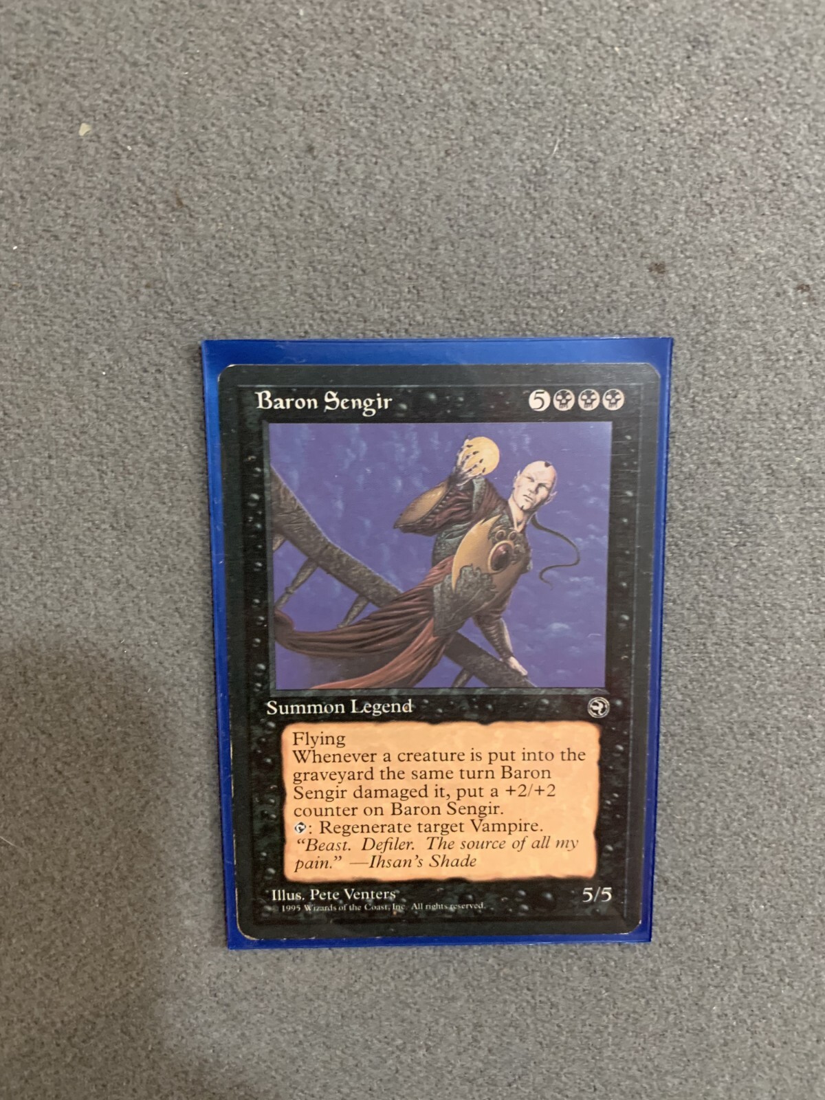 Magic: The Gathering MTG Baron Sengir Legend Homelands 1995 - Lightly Played/LP Magic: The Gathering MTG Baron Sengir Legend Homelands 1995 - Lightly Played/LP