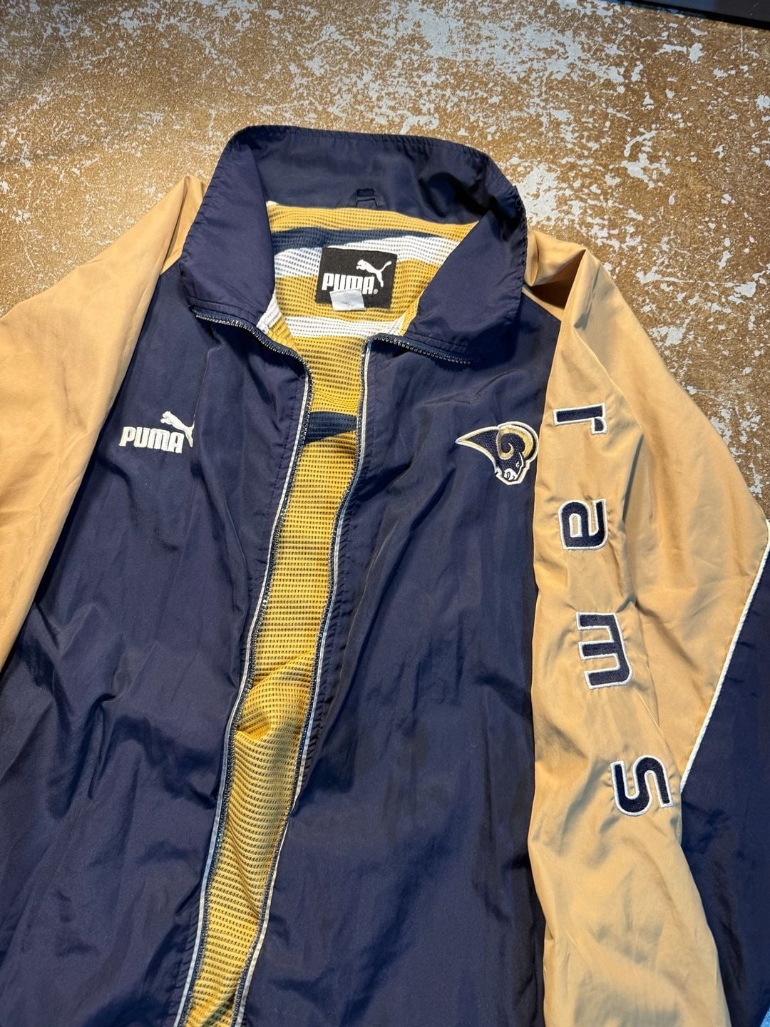 Puma St. Louis Rams Track Suit Wind Breaker Full Zip... Puma St. Louis Rams Track Suit Wind Breaker Full Zip...
