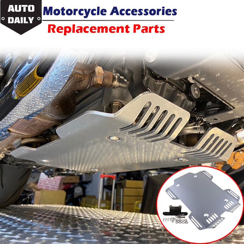 Chrome Engine Skid Plate Bash Chassis Bottom Guard Protector For BMW R18 2020-23