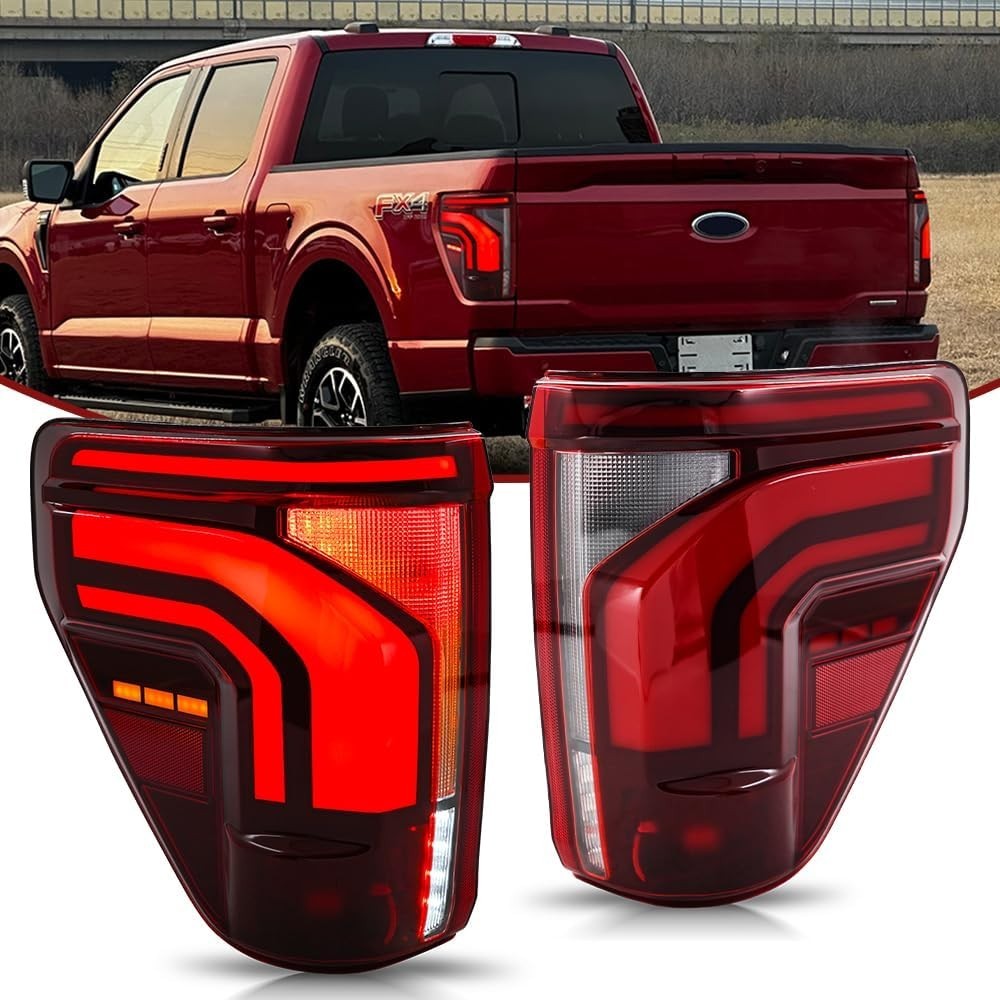 New Tail Lights for Ford F150 2021-2025 Upgrade Taillights Assembly Compatible w New Tail Lights for Ford F150 2021-2025 Upgrade Taillights Assembly Compatible w