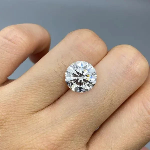 CERTIFIED 7.25 Ct Natural Diamond D Grade ROUND LOOSE VVS1/13.5 mm