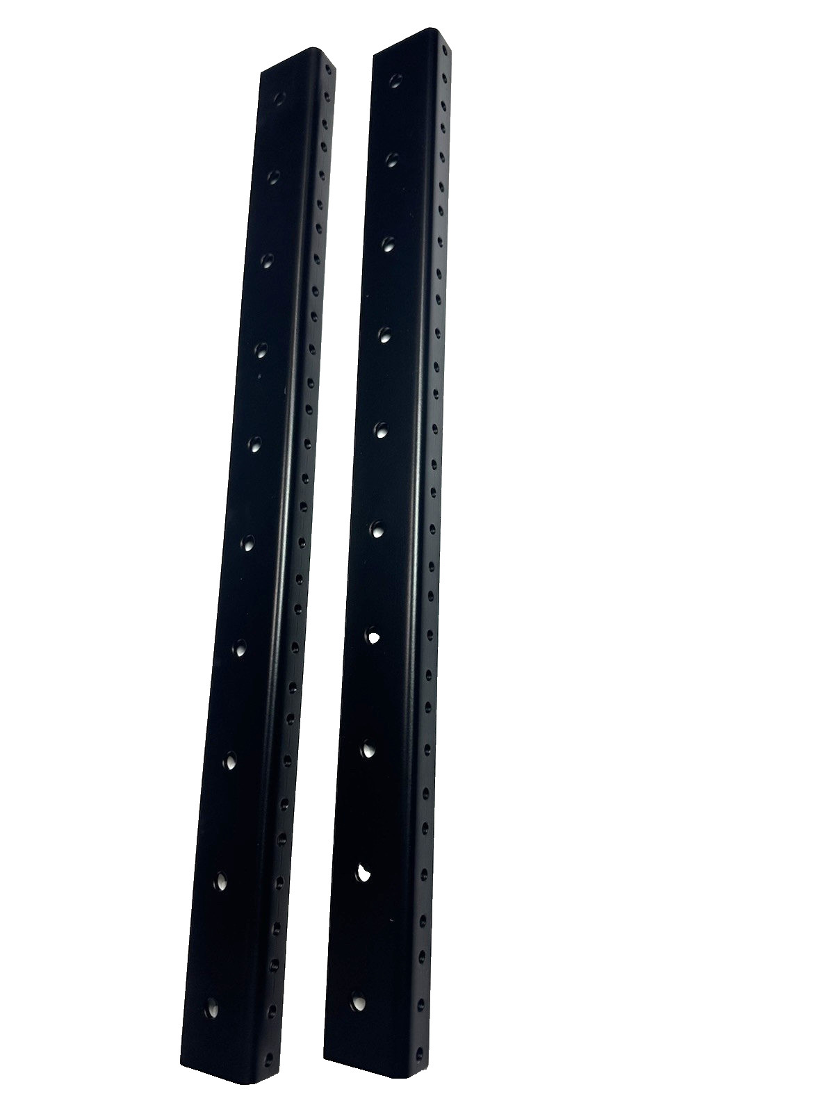 2 (One Pair) 10U / 10 SPACE Rack Rails 17.5