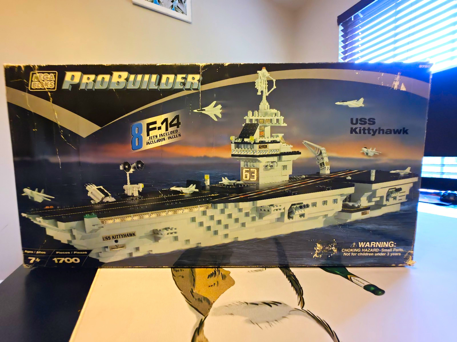 Mega Bloks ProBuilder USS Kittyhawk 9786 1700-Piece Building Set With Box/Manual Mega Bloks ProBuilder USS Kittyhawk 9786 1700-Piece Building Set With Box/Manual
