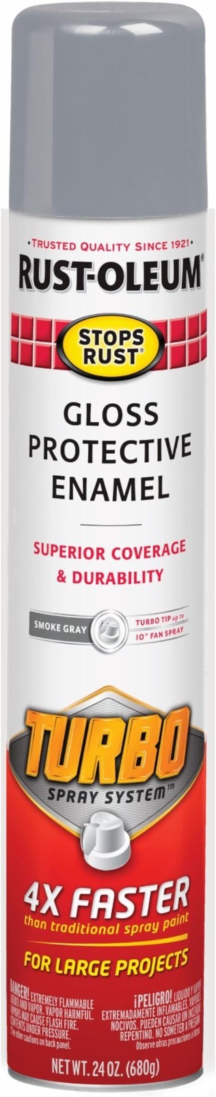 Rust-Oleum Stops Rust Turbo Protective Enamel, Gloss - 24 oz (Select Color)