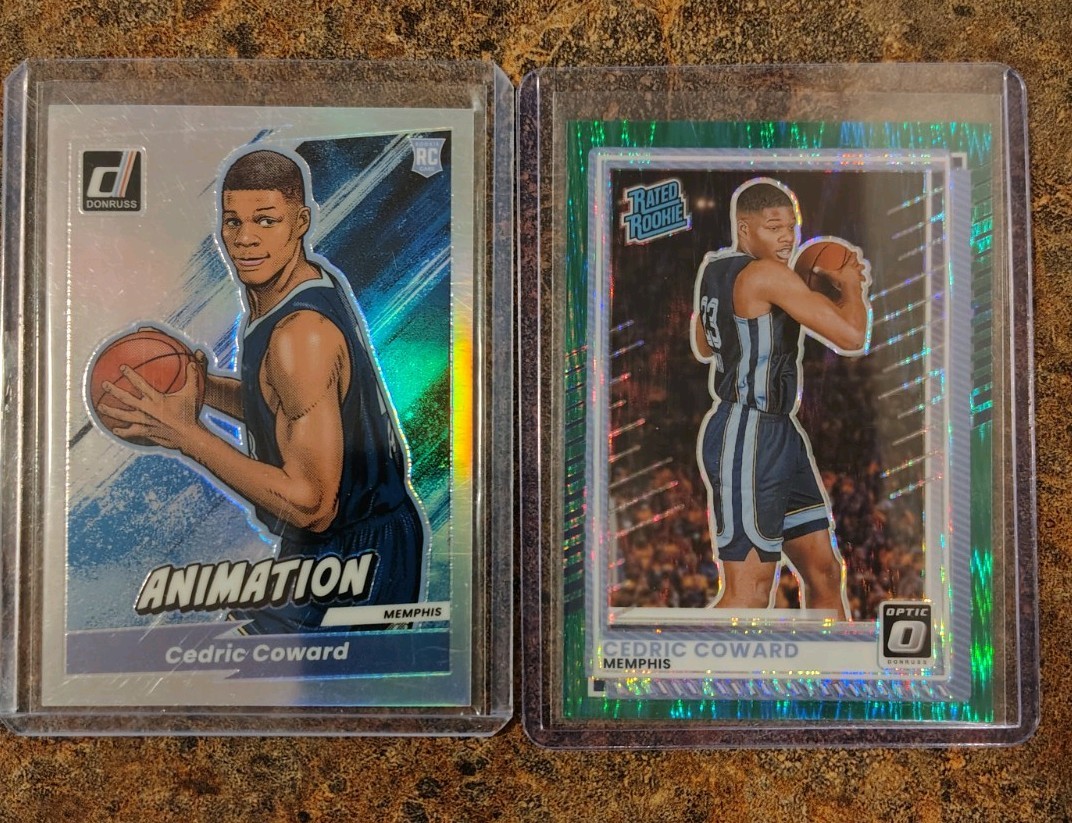 2025-26 Panini Donruss Cedric Coward Animation Insert #22 Memphis Grizzlies