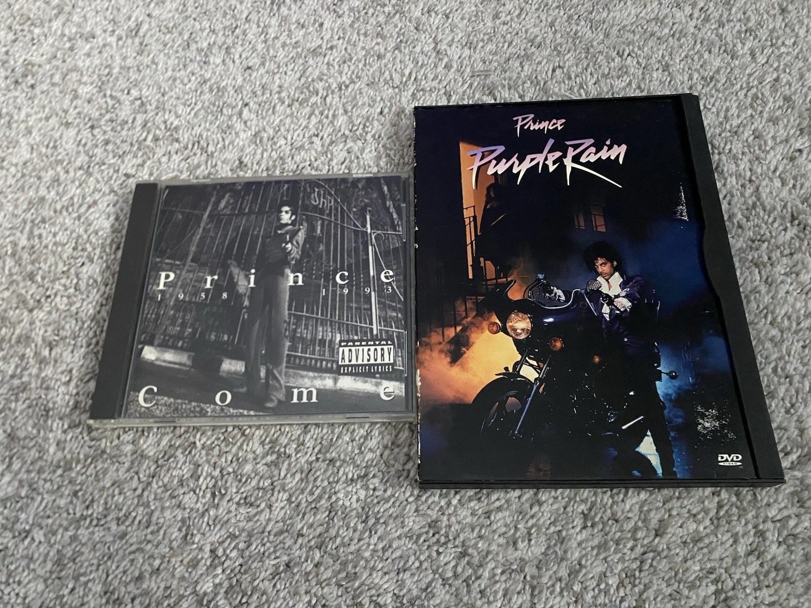 Lot Of 2 Vtg Prince Media Items 1 DVD “Purple Rain” & CD “Come” 1990s 1997 1994 Lot Of 2 Vtg Prince Media Items 1 DVD “Purple Rain” & CD “Come” 1990s 1997 1994