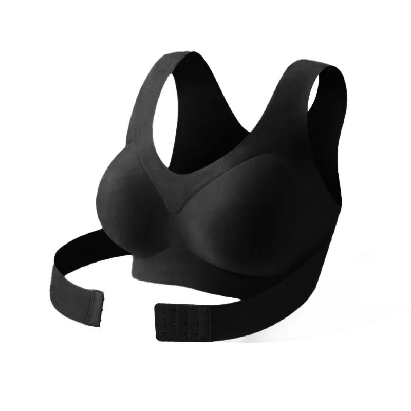 Women Posture Corrector Bra Wireless Back Support Lift Up Yoga Shapewear Bra