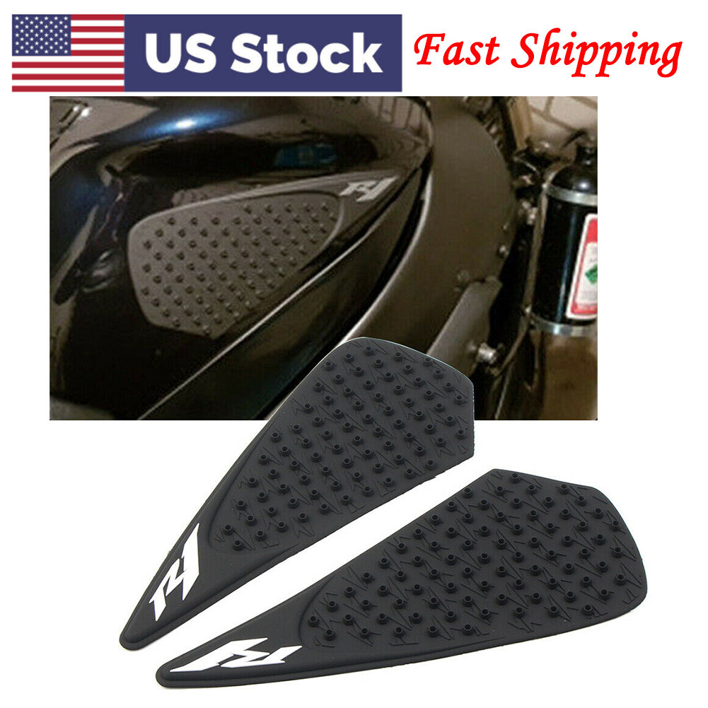 Tank Traction Side Pad Gas Fuel Knee Grip Decals For Yamaha YZF R1 2007-2008 US Tank Traction Side Pad Gas Fuel Knee Grip Decals For Yamaha YZF R1 2007-2008 US