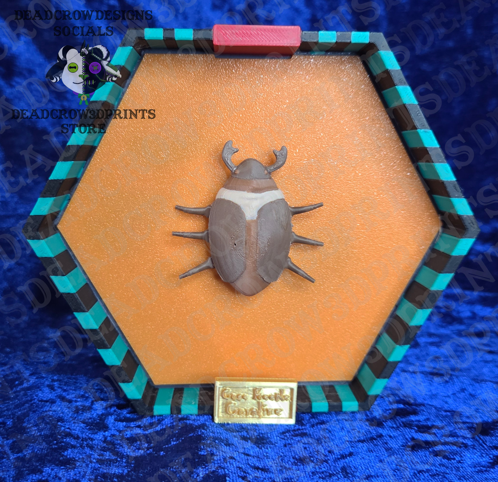 Coraline-Inspired Cocoa Beetle Wall Display (Faux Replica)