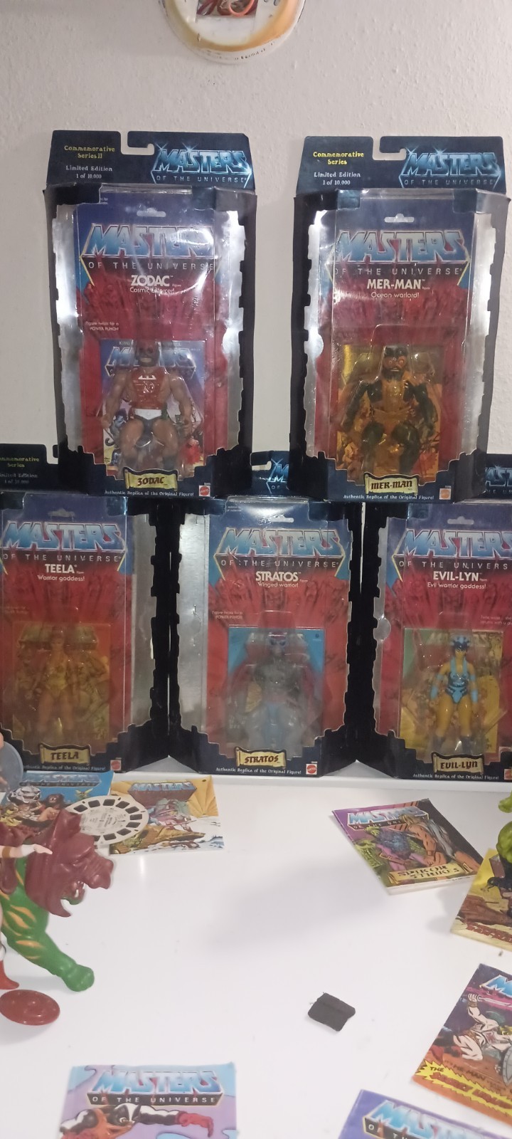He-Man Masters of the Universe Commemorative Series 5 Set. He-Man Masters of the Universe Commemorative Series 5 Set.