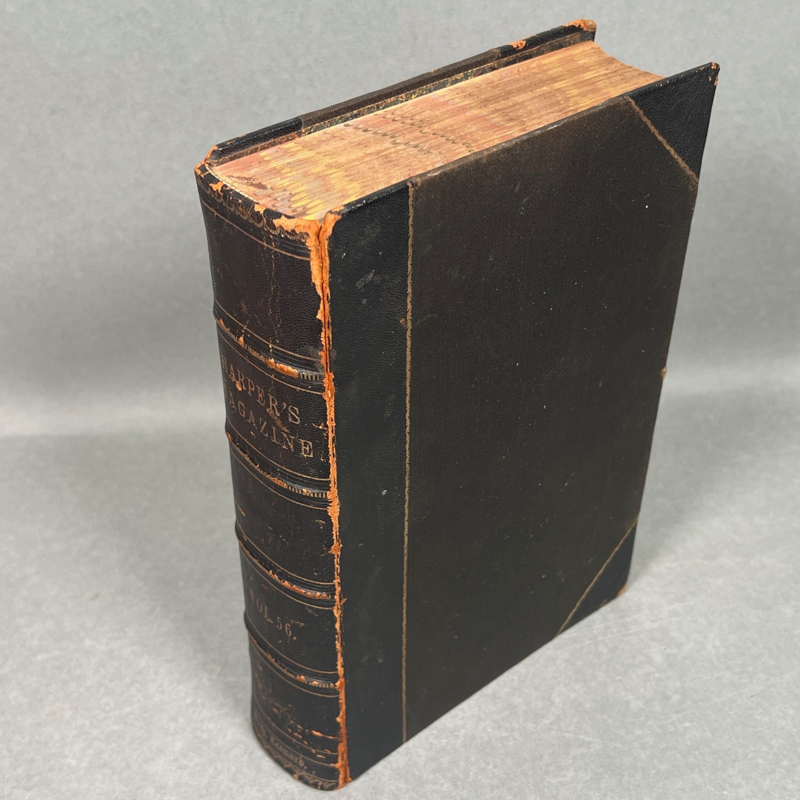 Bound Volume HARPER\'S MAGAZINE LVI 56 Dec 1877 - May 1878 WORLD NEWS OF THE TIME