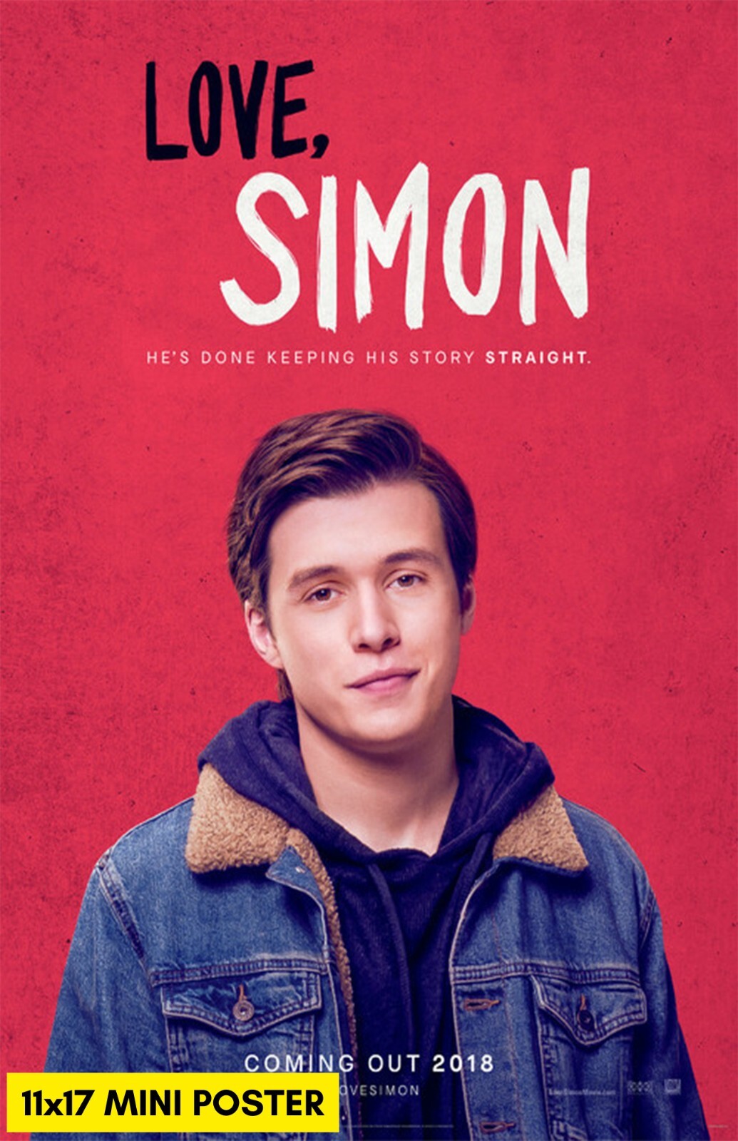 Love, Simon (2018) Movie Poster 11x17