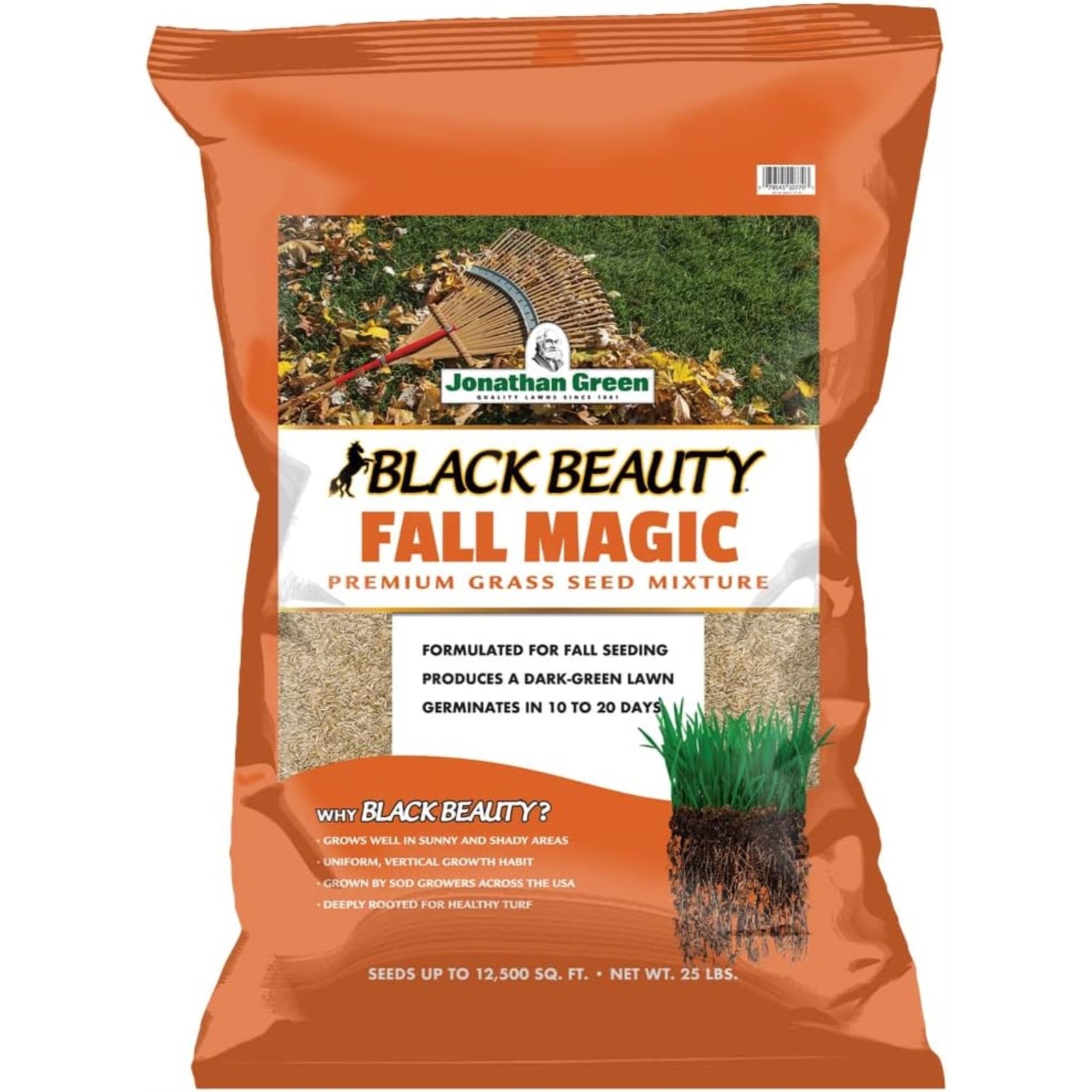 Jonathan Green Black Beauty Fall Magic Grass Seed, 25lb Jonathan Green Black Beauty Fall Magic Grass Seed, 25lb