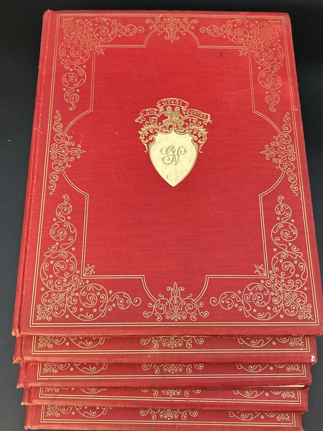 1899 Great Operas 5 Vol Set Verdi Edition EST Roebling House N.j Ltd  #45/50 Big