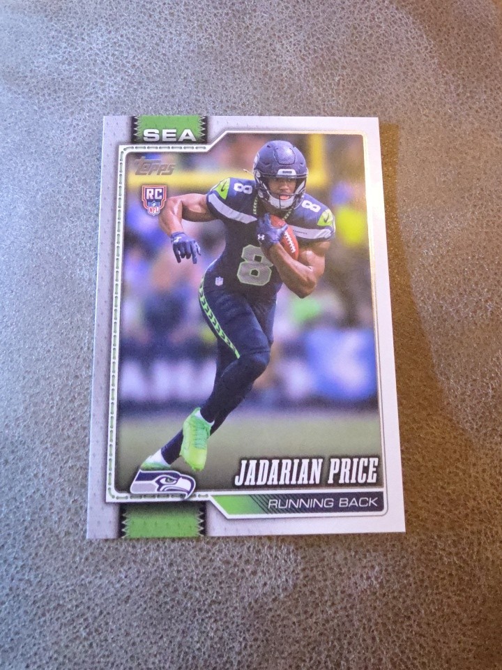 Jadarian Price RC # 310 Topps Flagship Football 2026 - Seattle Seahawks Rookie Jadarian Price RC # 310 Topps Flagship Football 2026 - Seattle Seahawks Rookie