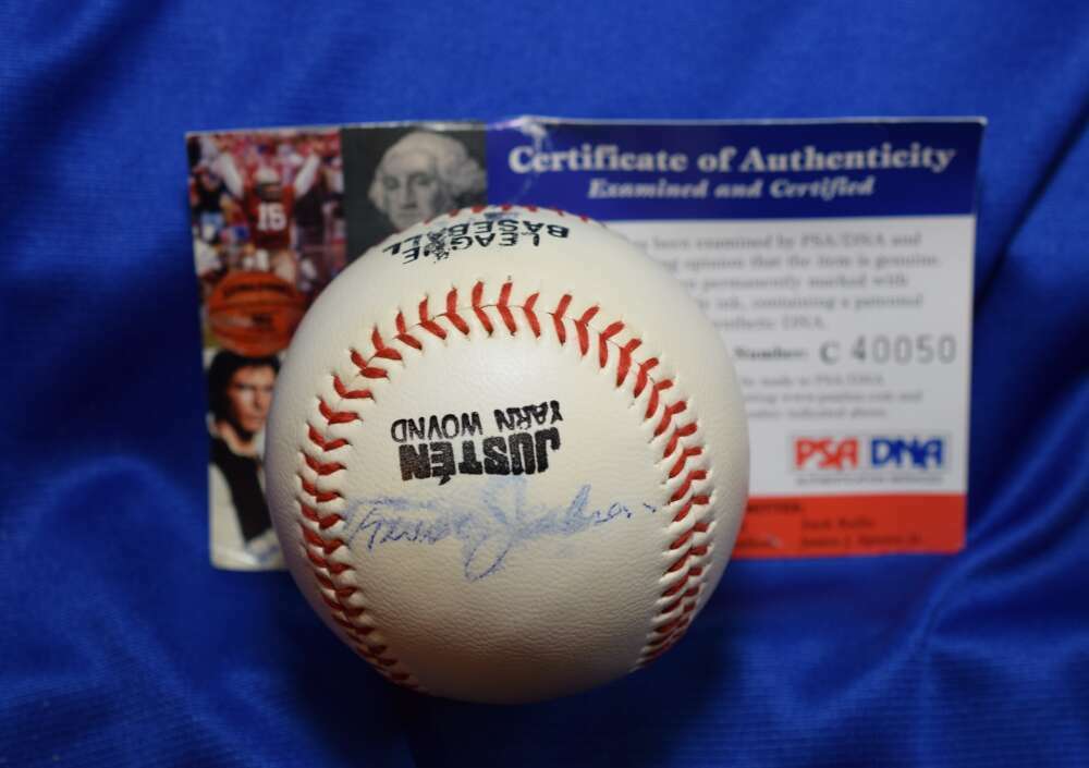 Travis Jackson PSA DNA Coa Autograph Rare Signed Baseball