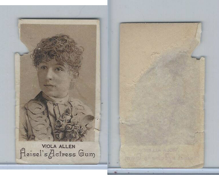 E180 Heisels, Actress Gum, 1890\'s, Viola Allen (skinned)