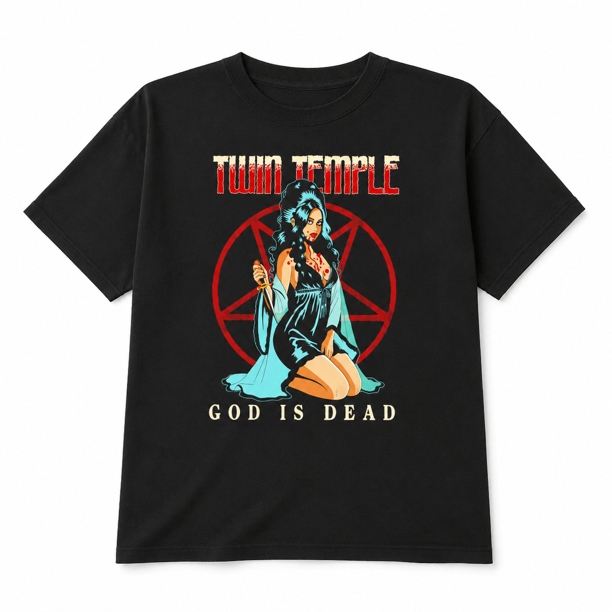 Twin Temple God Is Dead Satanic Doo-Wop shirt