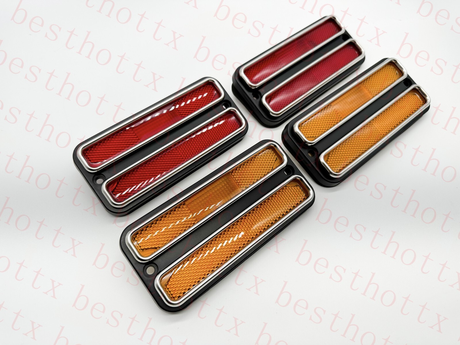 SIDE MARKER LIGHTS CHEVROLET TRUCK C10 1968 1969 1970 1971 1972 4 PC SET NEW GMC