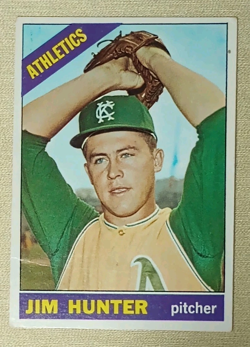 1966 Topps - Catfish Hunter #36