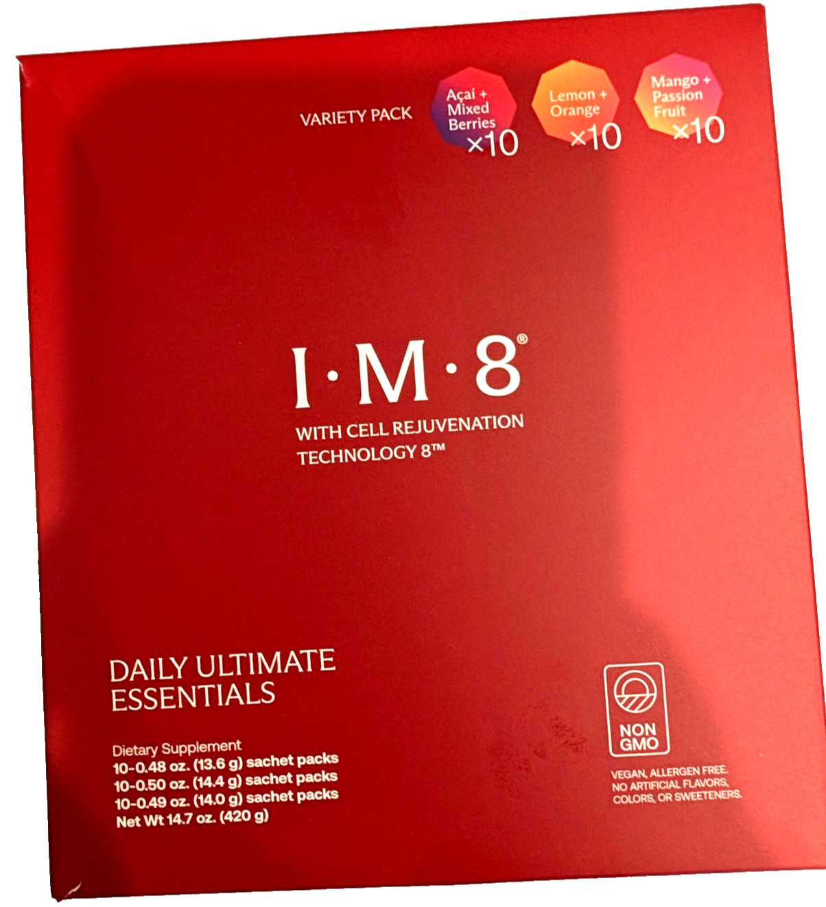 IM8 Daily Ultimate Essentials Variety Pack 30 Sachets New Sealed Exp 12/2027