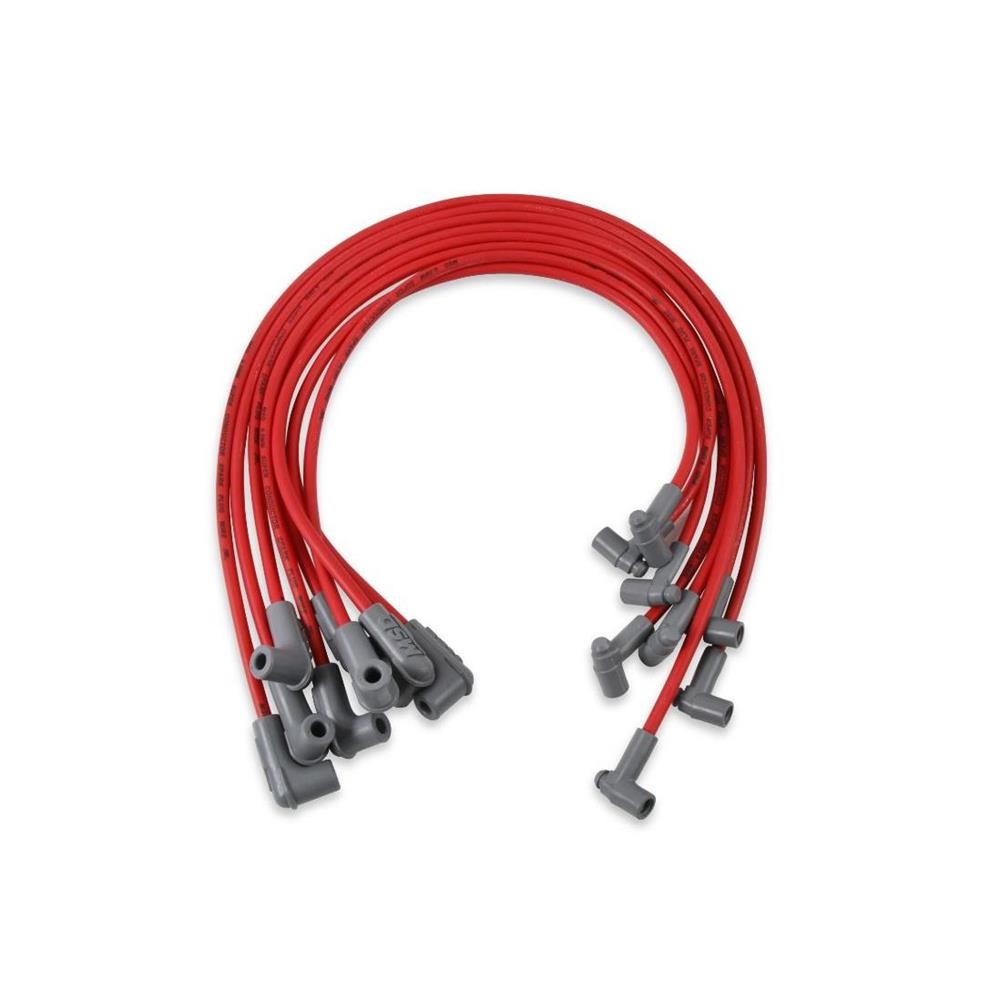 MSD 35599 8.5mm Spark Plug Wires Set, S/B Fits Chevy HEI, Under Headers