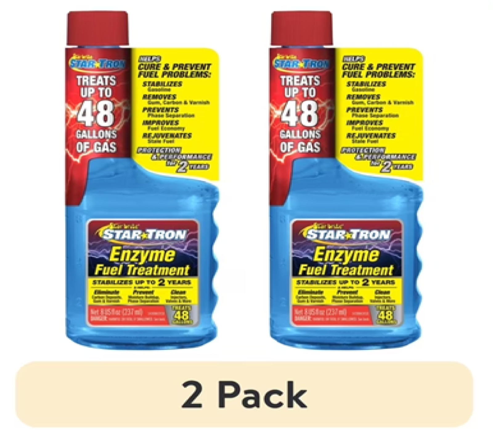 Star Tron Enzyme Fuel Treatment 8oz SEF Gas Additive Star Brite 14308 2 Pack Star Tron Enzyme Fuel Treatment 8oz SEF Gas Additive Star Brite 14308 2 Pack