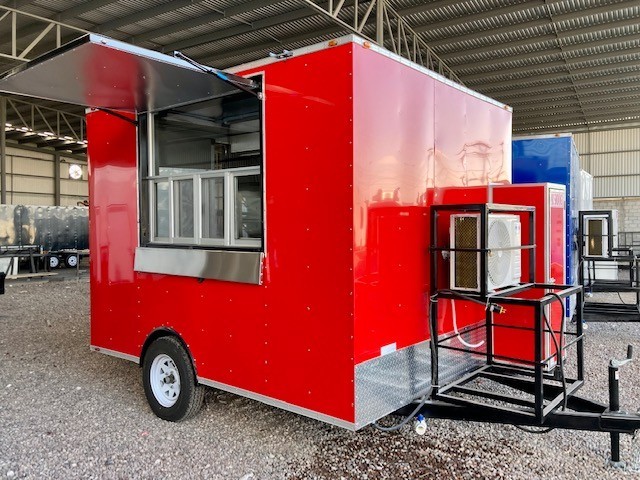 8x10 New Concession Food/Kitchen Trailer. Custom Trailers Mfr. 8x12, 8x14, 8x16