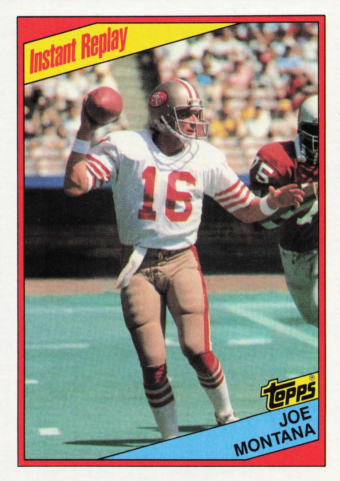 Joe Montana (Instant Replay) 1984 Topps San Francisco 49ers NFL Football 359 EX