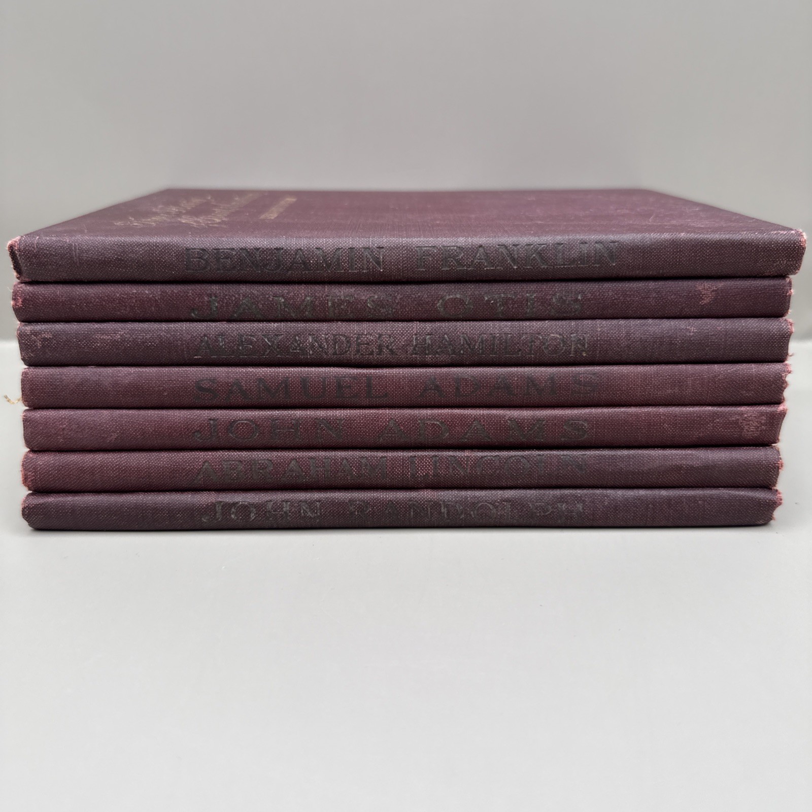 True Stories Great Americans 1898 HC 7 Vol Set Franklin Adams Hamilton Lincoln True Stories Great Americans 1898 HC 7 Vol Set Franklin Adams Hamilton Lincoln