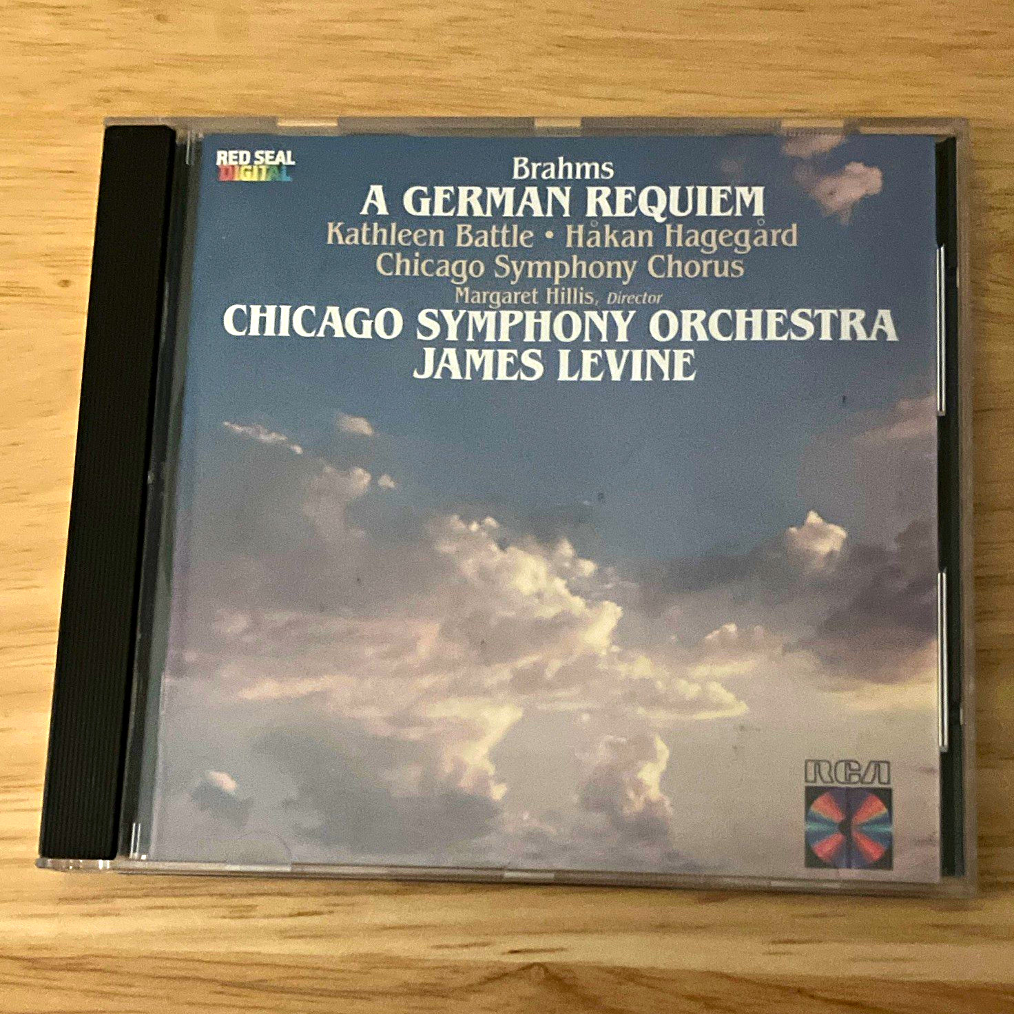Brahms A German Requiem Levine/Chicago Symphony RCA Red Seal CD 1984 RCD1-5003