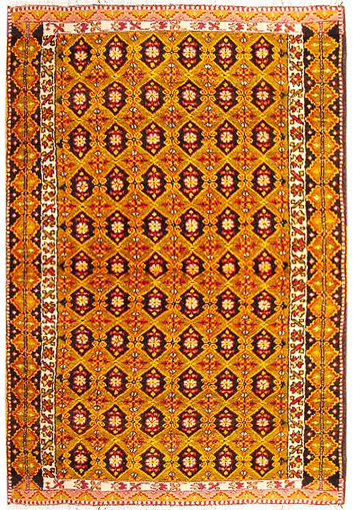 Stunning 3x6 Authentic Handmade n Kazak Rug